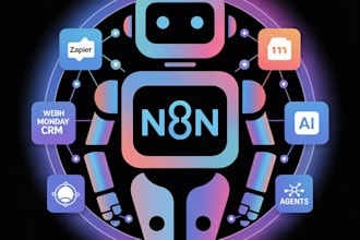 setup make com automation n8n automation zapier ghl ai agent webhoook monday crm