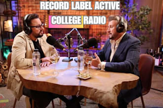 broadcast your spotify track on  record label to active 5000 college radio UK US