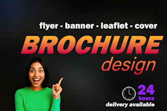 design a flyer, poster, banner, leaflet or cover