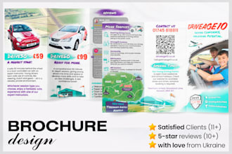 do a stylish leaflet, poster or menu