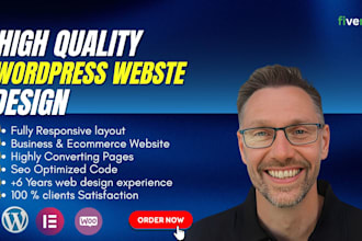 build, rebuild, design, redesign wordpress website, business website development