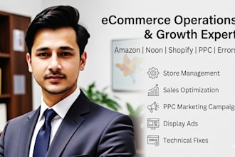 be your ecommerce operations specialist for store growth, PPC, and sales