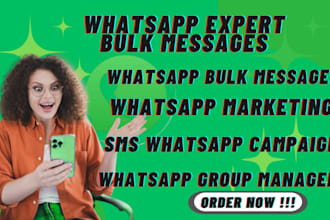 send whatsapp bulk message, whatsapp SMS marketing, whatsapp management