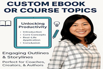 develop highly engaging curriculum, course, or ebook tailored to your niche