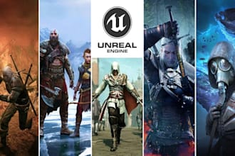 do unreal engine game dev ue5, ue4, multiplayer, VR mobile