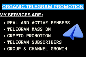 grow crypto telegram promotion, crypto telegram marketing, telegram subscribers