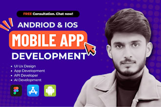 do mobile app development, ios app and andriod app creation using react native