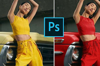 do photoshop editing, image retouching, product photo edit