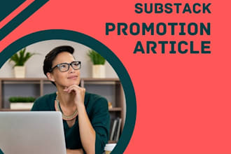 do viral promotion for your substack page link, newsletter to active audience