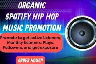 do organic seo promotion for spotify podcast, soundcloud, amazon