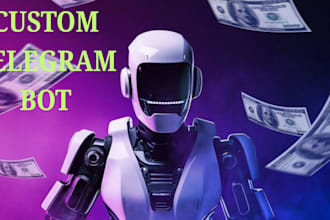 create telegram bot trading bot and chat bot with python