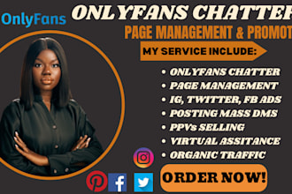 onlyfans chatter management link promotion virtual assitant ads