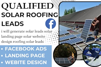 generate solar leads solar landing page solar website design roofing solar leads