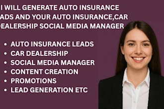 boost auto insurance leads car dealership hot lead and your social media manager