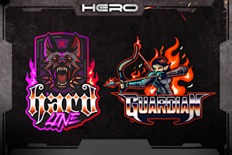 a powerful esports mascot logo to boost your team identity