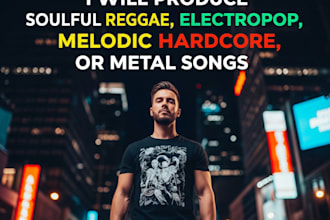 produce soulful reggae, electropop, melodic hardcore, metal songs