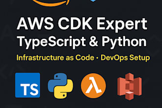 help you with AWS cdk in typescript or python