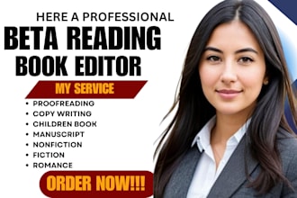 alpha or beta read your fantasy fiction novel, sci fi, ya thriller historical