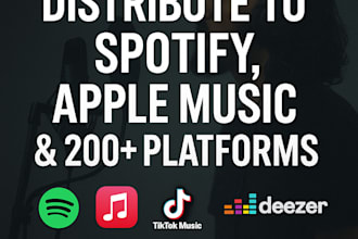 distribute your music to 200 platforms including spotify apple music more