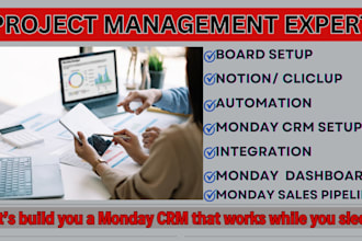 setup automate and customize your monday sales CRM for project management