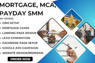 help business loan, payday loan, mortgage social media marketer content creator