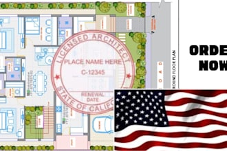 fl licensed stamp mechnical engineering plan architectural drawing pe map city