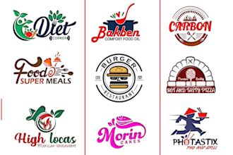 design mascot restaurant, pizza, bbq, food logo,  food truck for your business