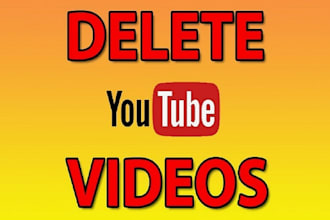 permanently delete negative youtube video channel delete, bad links within 3day