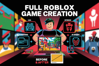 develop your entire roblox game roblox map roblox development