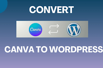 convert canvas website to wordpress canva landing page wordpress to canva