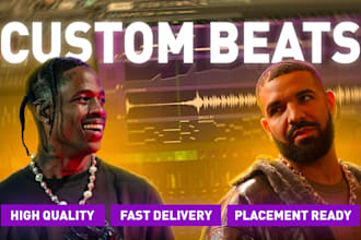 make fire custom trap or hip hop beat for you
