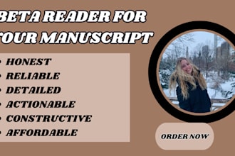 beta read and critique your children book fiction nonfiction novel memoir