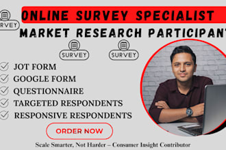 recruit 1000 targeted US respondents to fill google form and jot form