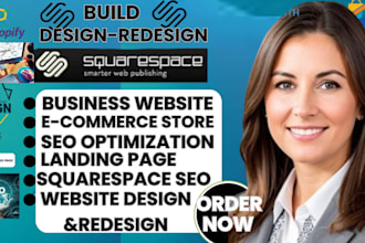 build a professional and responsive squarespace website