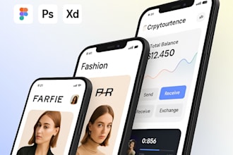 create fast and stunning mobile app designs in figma