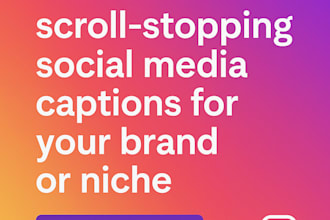 create engaging social media captions for your brand