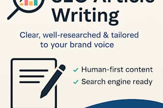 write SEO articles tailored to your brand voice