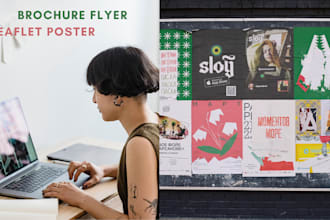 do flyer design leaflet poster design brochure banner design