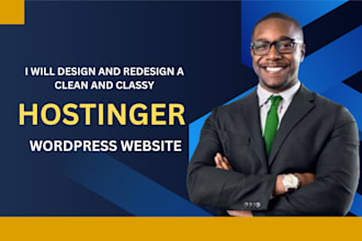 design hostinger website, hostinger wordpress website