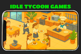 develop idle tycoon game with upgrades and monetization