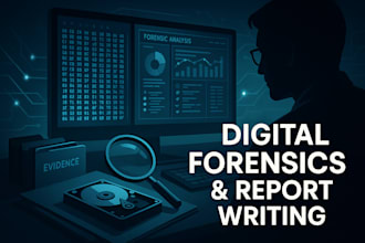 perform digital forensics investigation and write a technical report