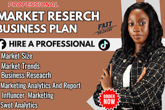 do comprehensive market research report, swot competitor analysis business plan