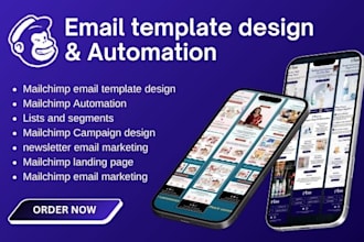 design mailchimp design email template email campaign email newsletter