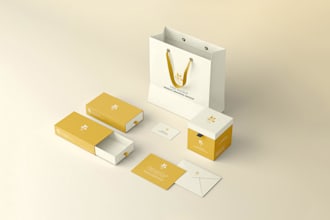 design product mockup, thumbnails, product brand package design, product banner