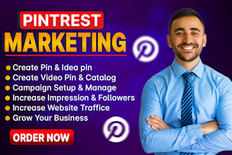 do pinterest marketing with SEO pins , shopify ads and boards