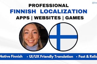 localize your app, website, or game into native finnish