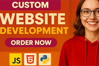 do full stack website development, frontend, backend developer