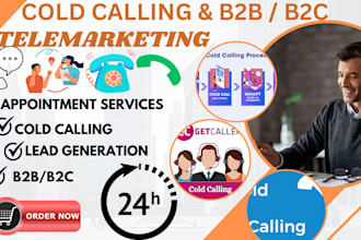 do b2b, b2c cold calling, appointment setting services, CRM