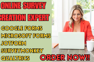 create online questionnaire, jotform or surveymonkey