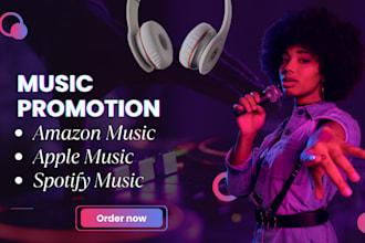 do organic spotify playlist promotion itunes apple music amazon music promotion